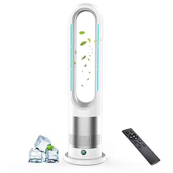 Amazon | Gujunf 扇風機 羽根なし タワーファン【2025猛暑対策